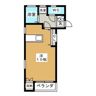 ヨークハウス【2階】の間取り