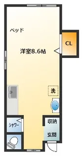 ハイム第5平和台【1階】の間取り