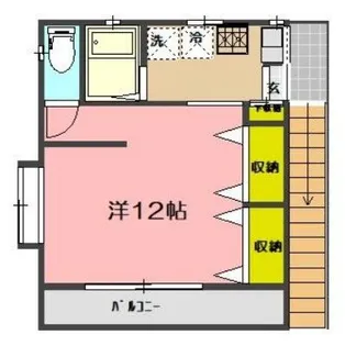 インスパイアー【3階】の間取り
