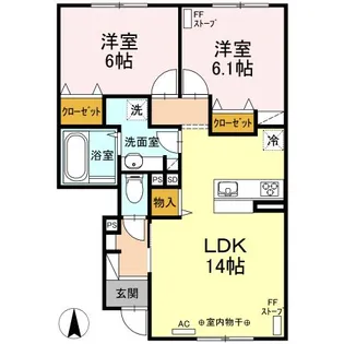 OWL II【1階】の間取り