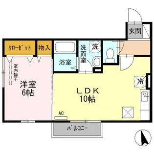 MiuMu B棟【1階】の間取り