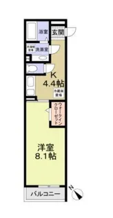 ブランピュール【2階】の間取り