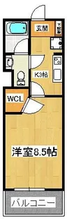 パークアクシス西船橋本郷町【5階】の間取り