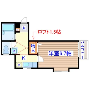 ステーブルSS【2階】の間取り