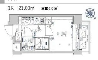 ベルグレードYS【9階】の間取り