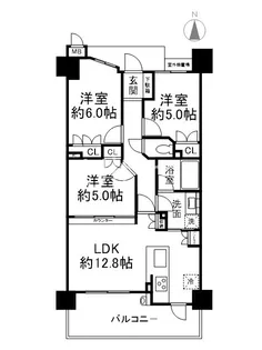 グラン・シティオ西京極【4階】の間取り