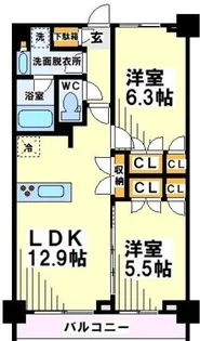 東京都世田谷区八幡山3【マンション】の間取り