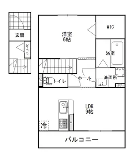 セリシエール大津【2階】の間取り