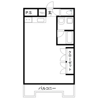 メゾーネ水前寺飛鳥【7階】の間取り