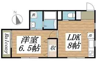 グランツ【2階】の間取り