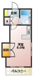 CASA-K-RYU【3階】の間取り