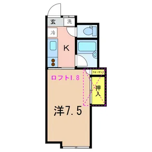 第7レジデンス【1階】の間取り
