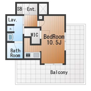 ステージファースト世田谷アジールコート【9階】の間取り
