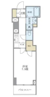 プランドール水天宮【6階】の間取り