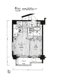ダイナシティ浮間公園【1階】の間取り