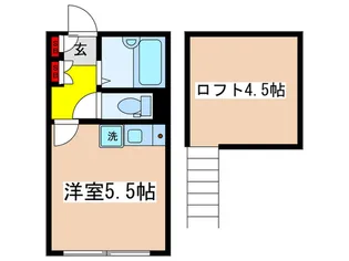 ピタゴラス江古田【1階】の間取り