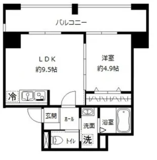 プランドール【3階】の間取り