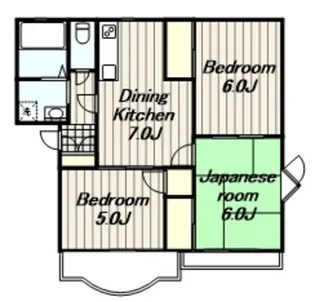 山本ハイツ【2階】の間取り