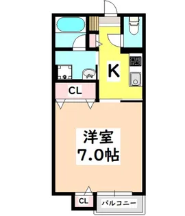 リヴェール大東【2階】の間取り