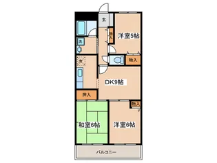 サンヒルズ玉川【2階】の間取り