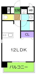 レ・メニュアール薊野【2階】の間取り