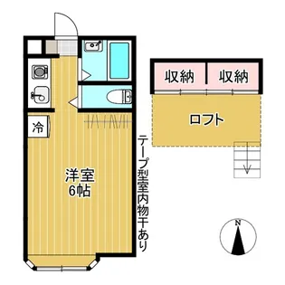 ジュネスクリエイトI【1階】の間取り