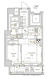 Log上野駅前【5階】の間取り