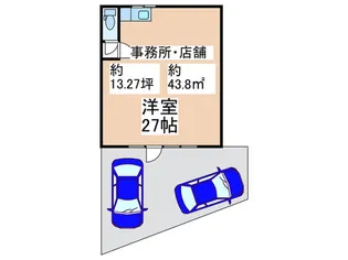 小川ビル【1階】の間取り