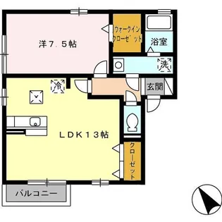 リブレットIII【1階】の間取り