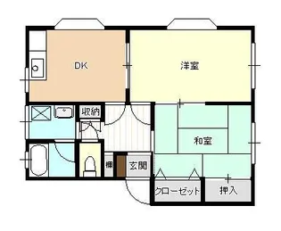 メゾン66【2階】の間取り