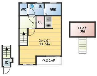 ル・シータ【2階】の間取り