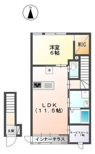 リブレ(Libre)聖蹟【2階】の間取り