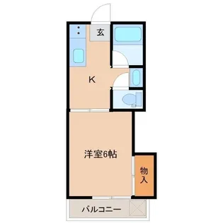 井上ハイツ【1階】の間取り