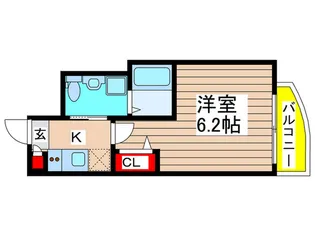 ラリヴィエールテール稲毛【2階】の間取り