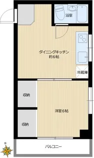 タマルコーポ東日暮里【4階】の間取り