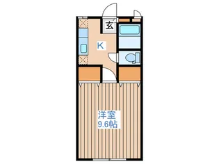 高次ハイム宮千代【2階】の間取り