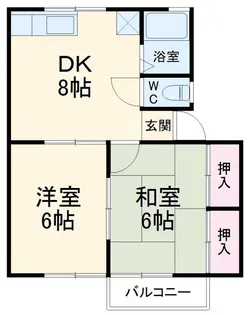 ハイム小国II【2階】の間取り