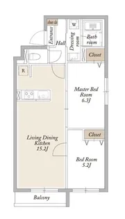 KDXレジデンス池袋要町【3階】の間取り