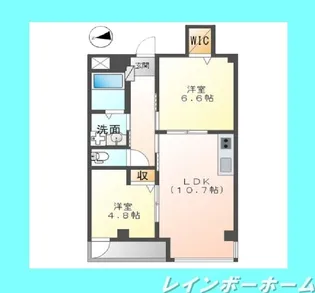 エピナール南流山【2階】の間取り