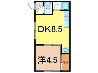 エステートE4.8【1階】の間取り