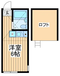 ユナイトステージキャンディロード【1階】の間取り