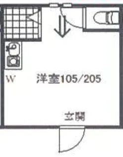 ハウスベスタ【1階】の間取り