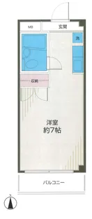 マンション澤田No.1【4階】の間取り