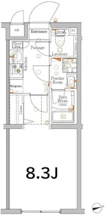 XEBEC経堂【2階】の間取り