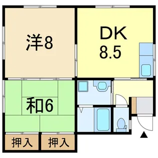 イーストロード20【1階】の間取り