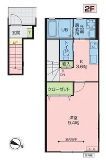 Phoenix(フェニックス)B【2階】の間取り