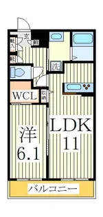 オアゾ桜台II【3階】の間取り