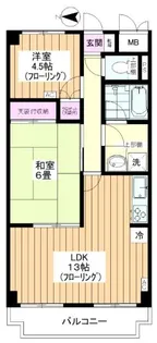 カーサU2【3階】の間取り