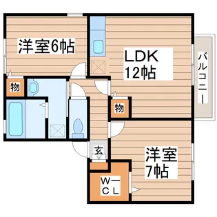 ベルデS【1階】の間取り