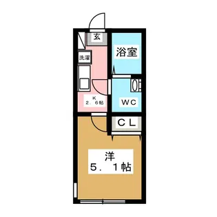 ヴォルフスガルテン【1階】の間取り